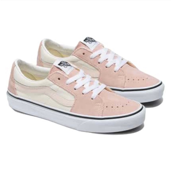 VANS Sk8-Low Suede 2-tone Rose Smoke - Picture 1 of 13